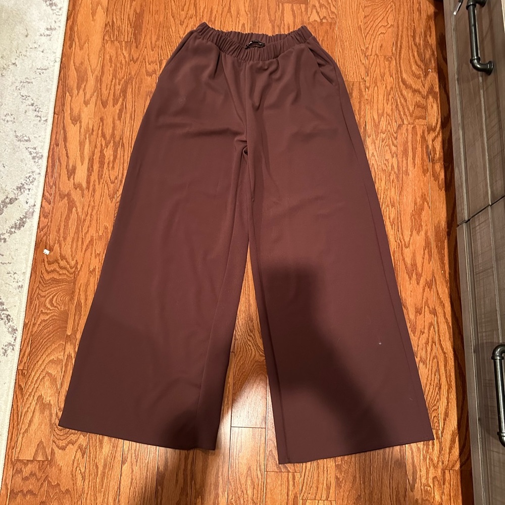 zara wide leg trouser